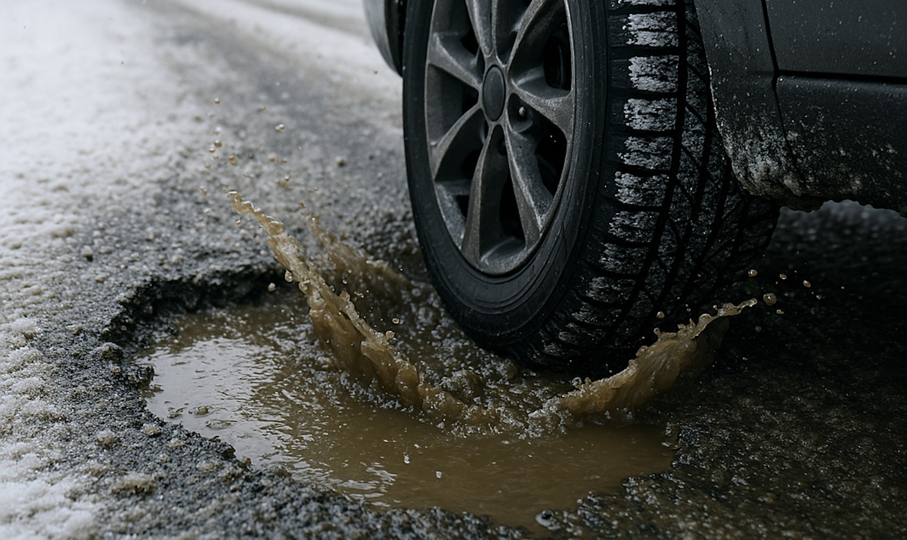 pothole tire damage