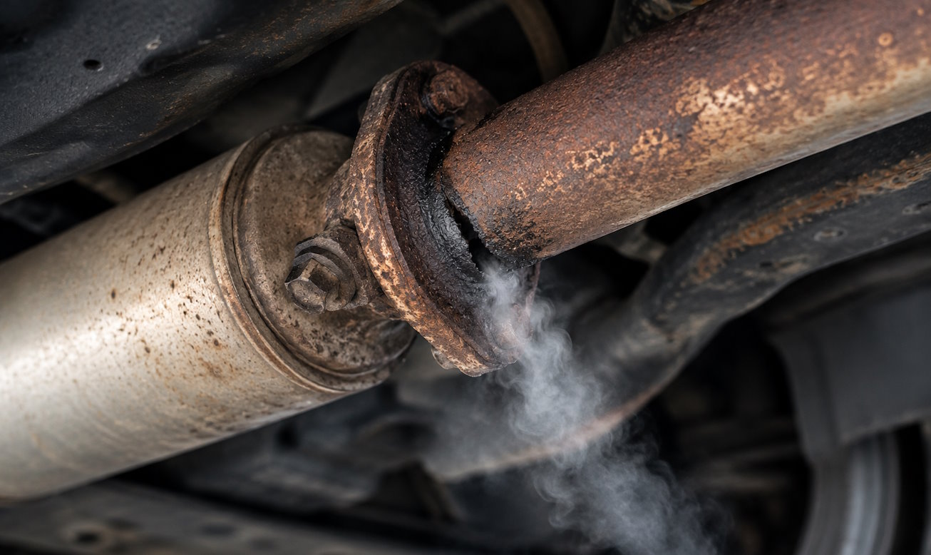 Car Exhaust Leak